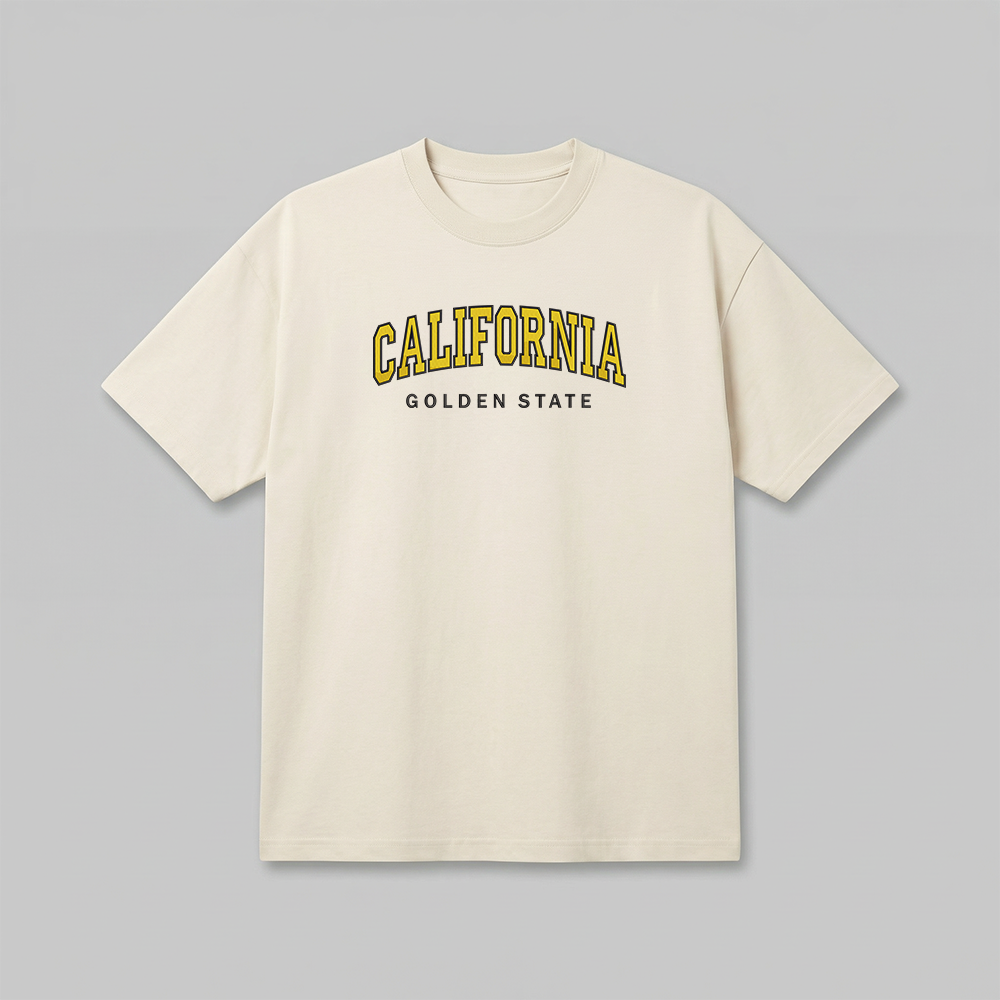 Custom State Embroidered T-Shirt