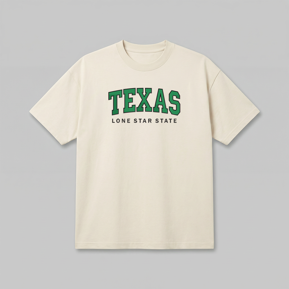 Custom State Embroidered T-Shirt