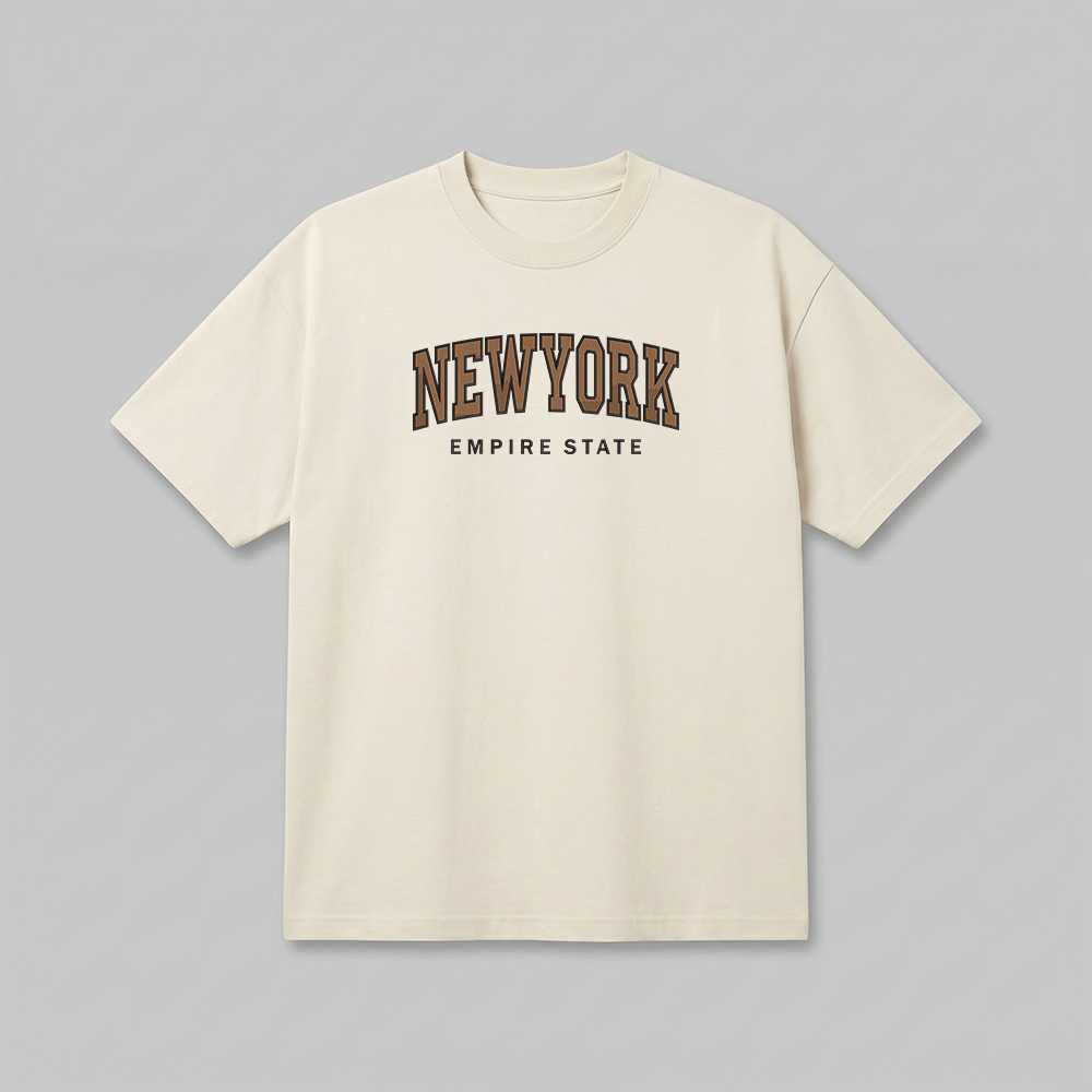 Custom State Embroidered T-Shirt