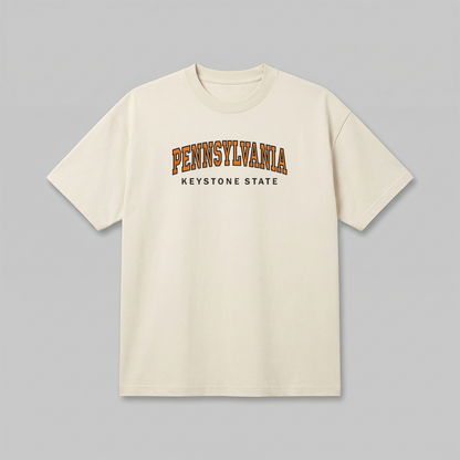 Custom State Embroidered T-Shirt