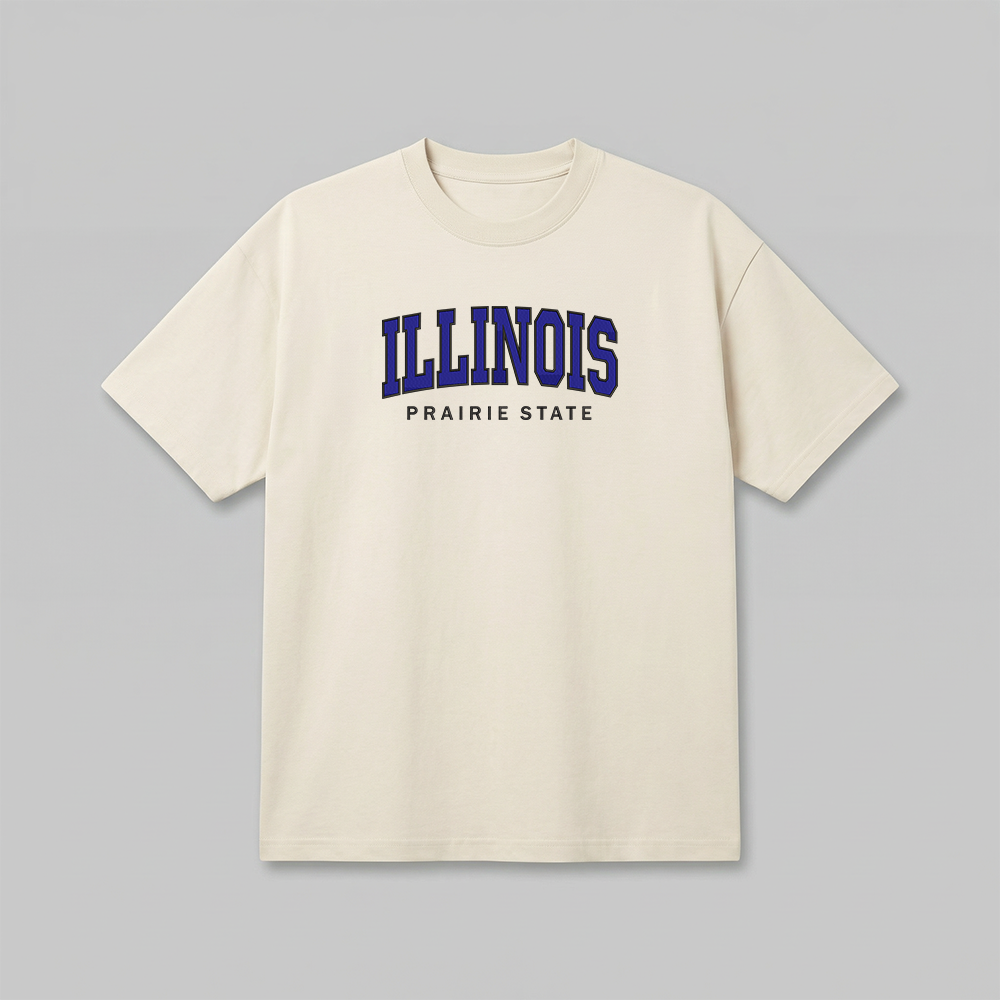 Custom State Embroidered T-Shirt