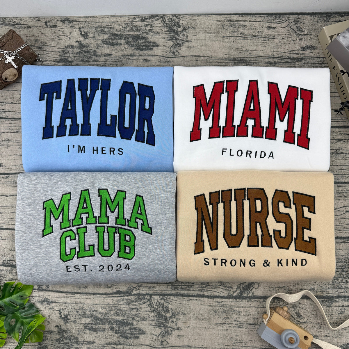 Classic Custom Embroidered Sweatshirt