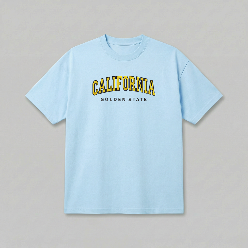 Custom State Embroidered T-Shirt