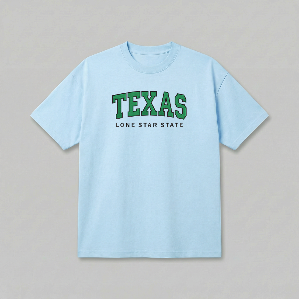 Custom State Embroidered T-Shirt