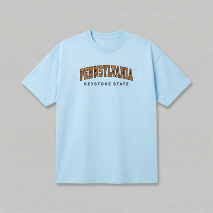 Custom State Embroidered T-Shirt