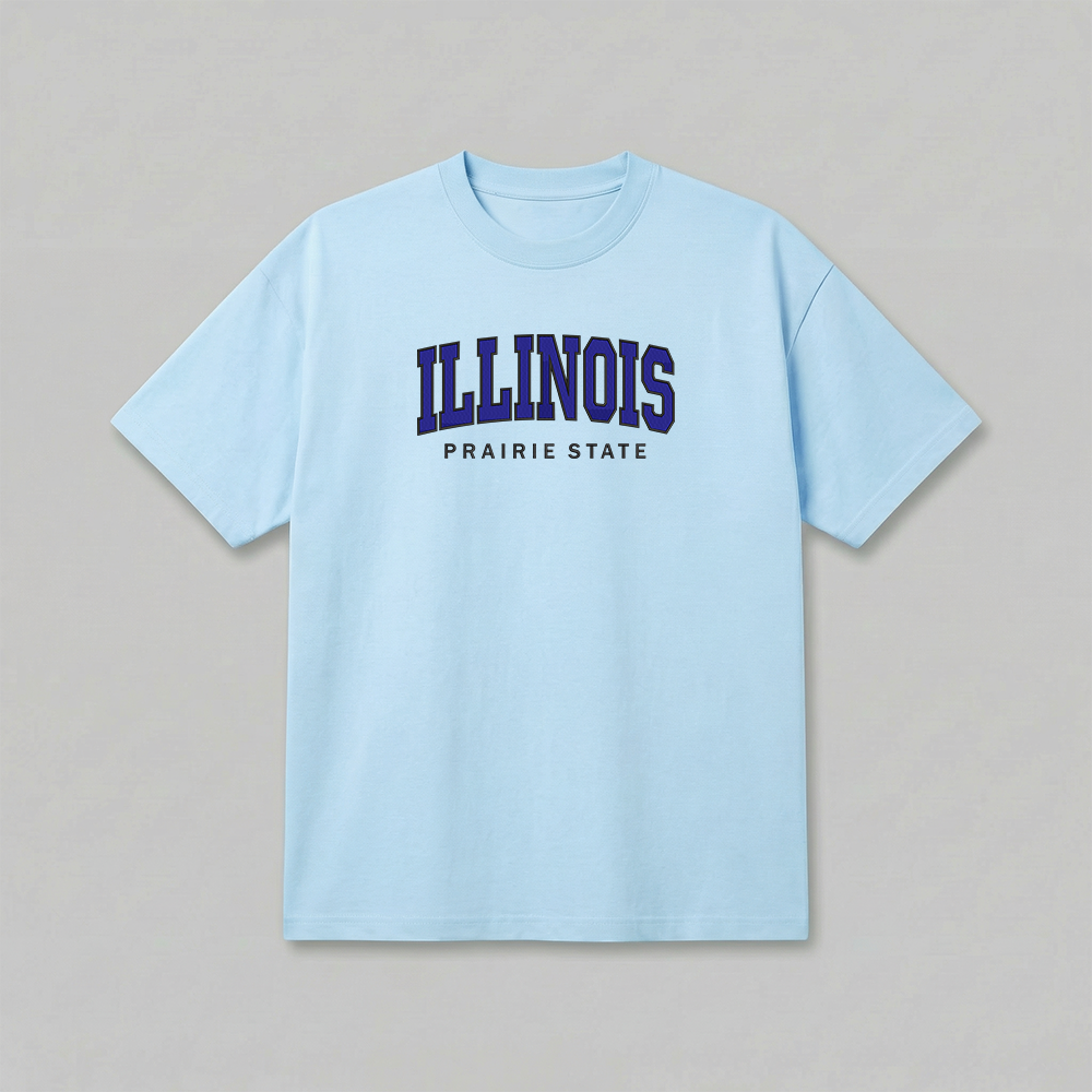 Custom State Embroidered T-Shirt