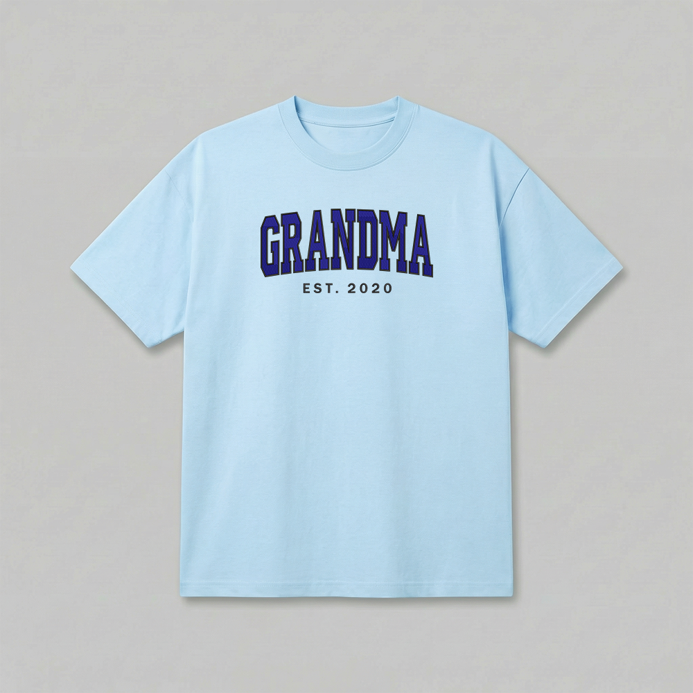 Custom Family Embroidered T-Shirt