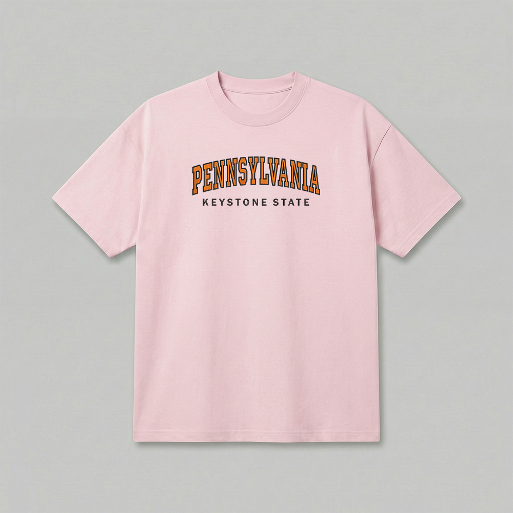 Custom State Embroidered T-Shirt