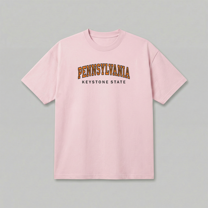 Custom State Embroidered T-Shirt