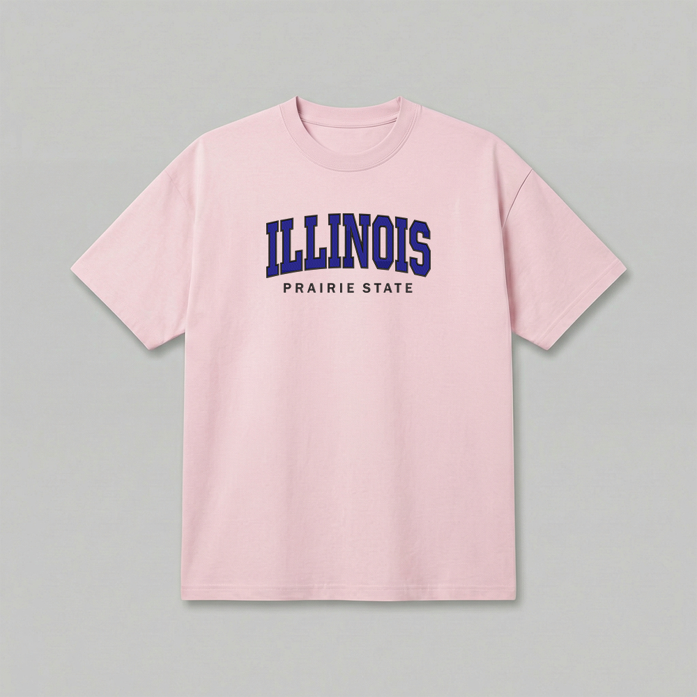 Custom State Embroidered T-Shirt