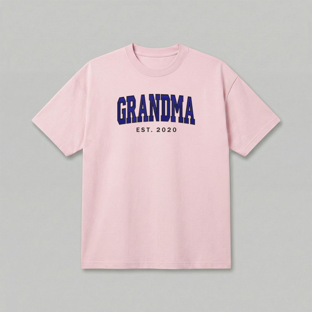 Custom Family Embroidered T-Shirt
