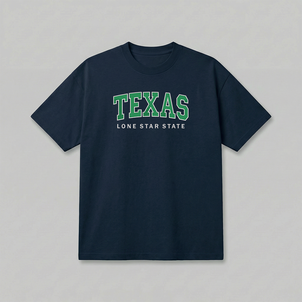 Custom State Embroidered T-Shirt