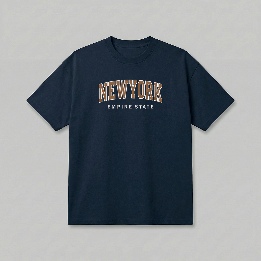 Custom State Embroidered T-Shirt