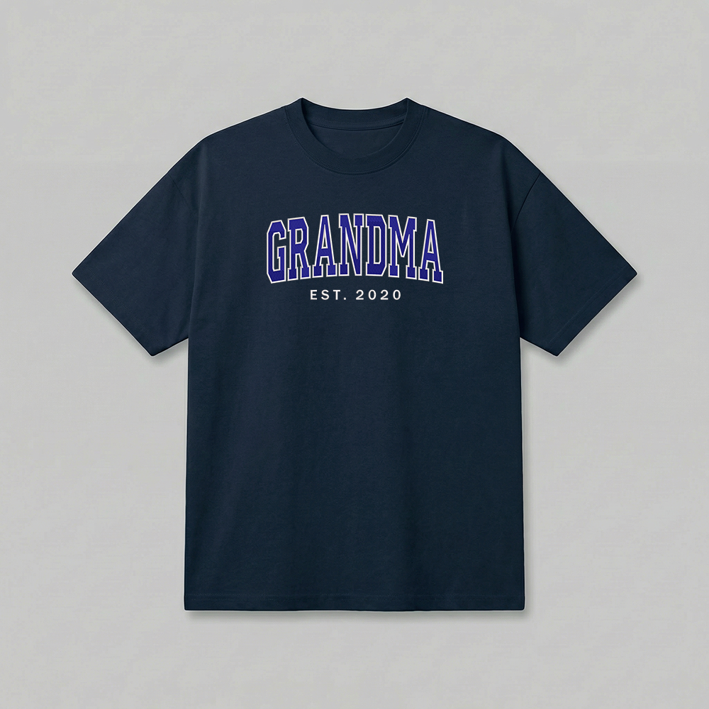 Custom Family Embroidered T-Shirt