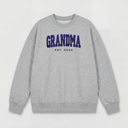Custom Family Embroidered Sweatshirt