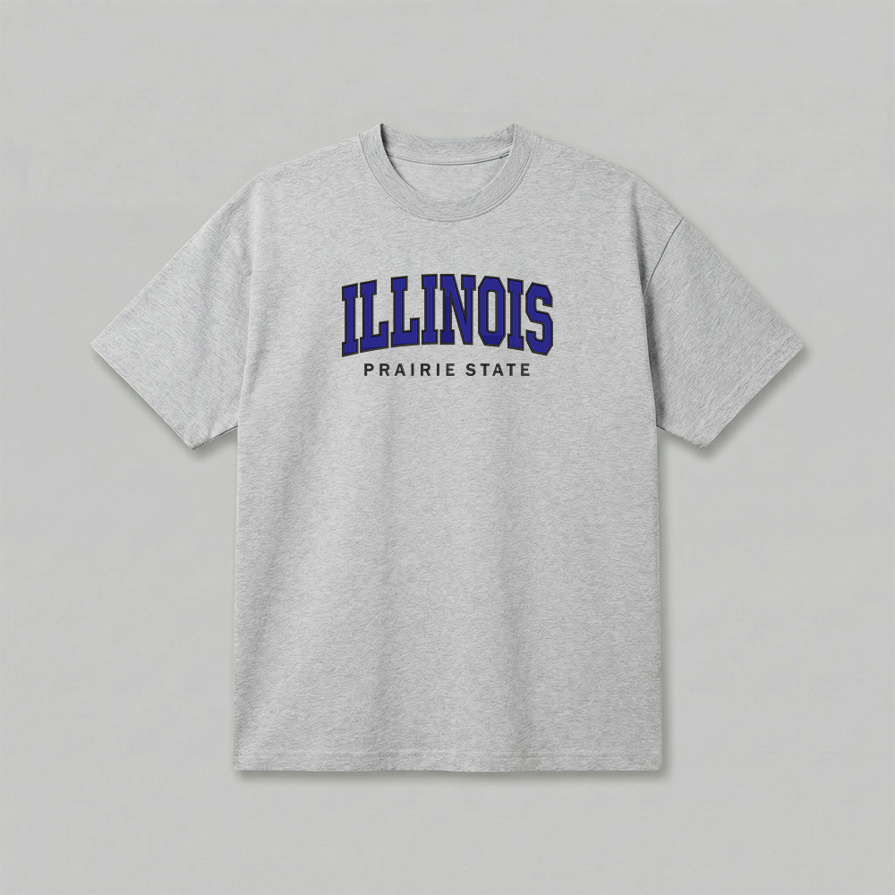 Custom State Embroidered T-Shirt