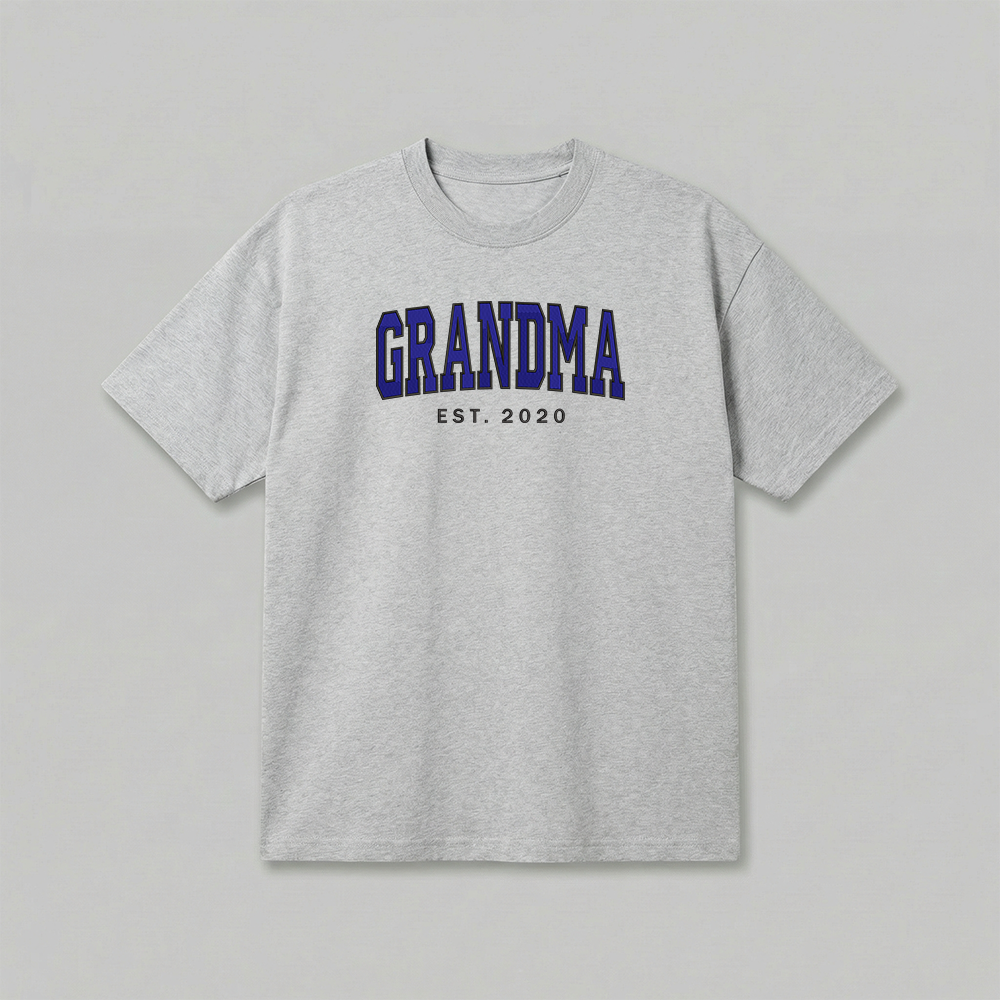 Custom Family Embroidered T-Shirt