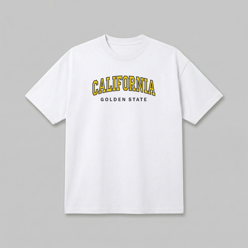 Custom State Embroidered T-Shirt