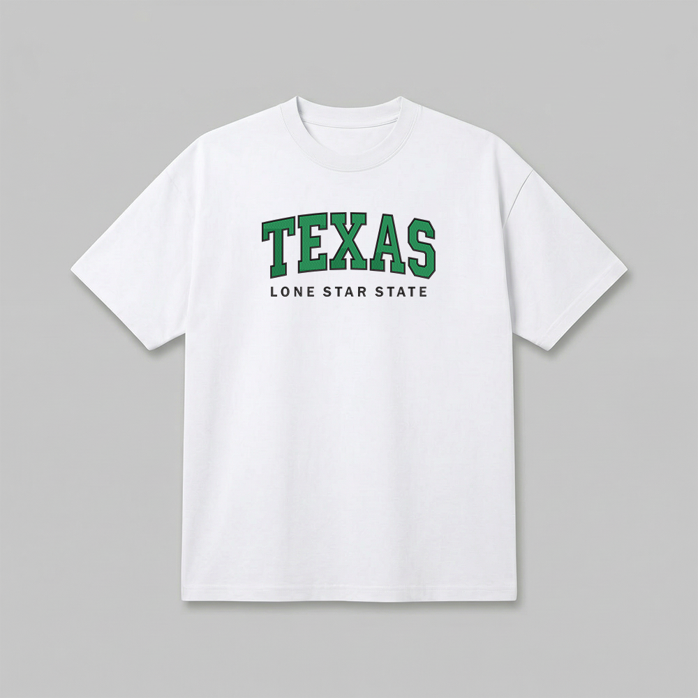 Custom State Embroidered T-Shirt