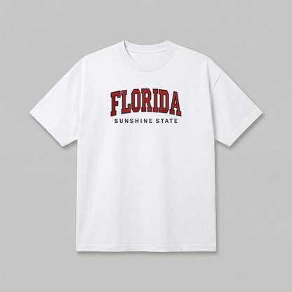 Custom State Embroidered T-Shirt