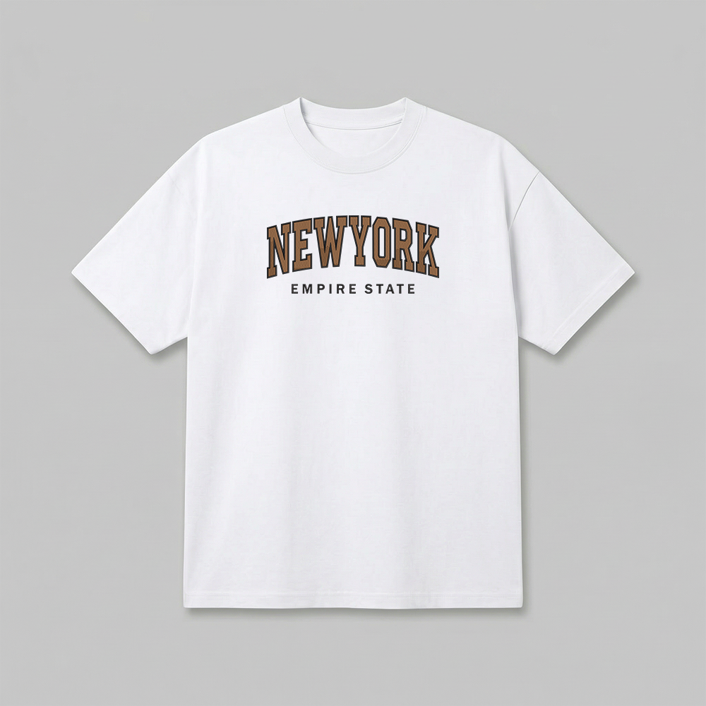 Custom State Embroidered T-Shirt