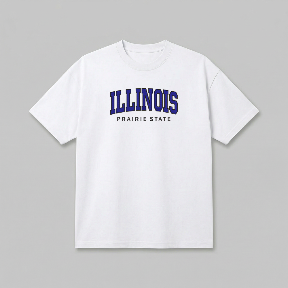 Custom State Embroidered T-Shirt