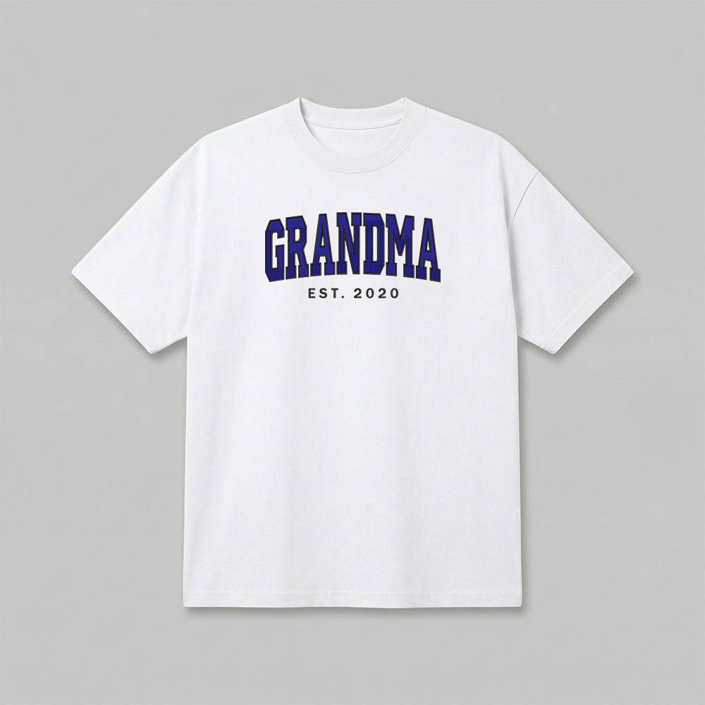 Custom Family Embroidered T-Shirt
