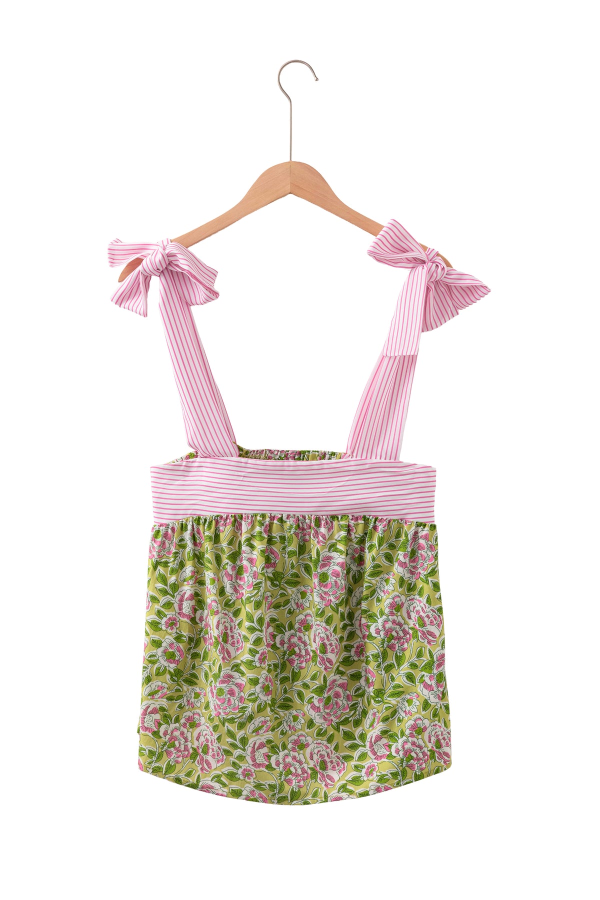 Floral Printed Babydoll Tank Top