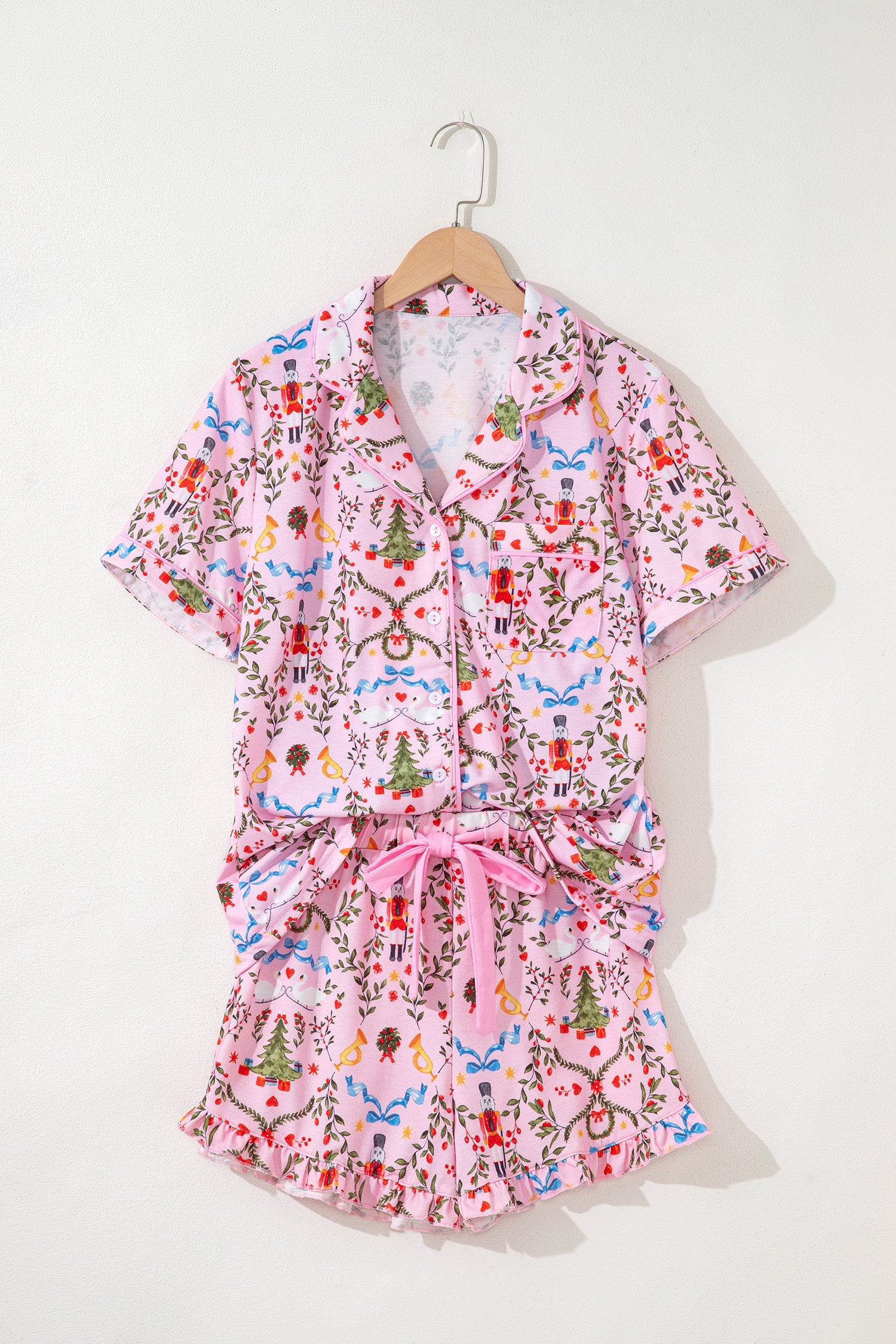 Nutcracker Doll Christmas Pajama Set