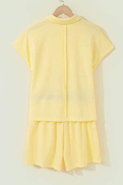 Polo Tee Pcs Short Set