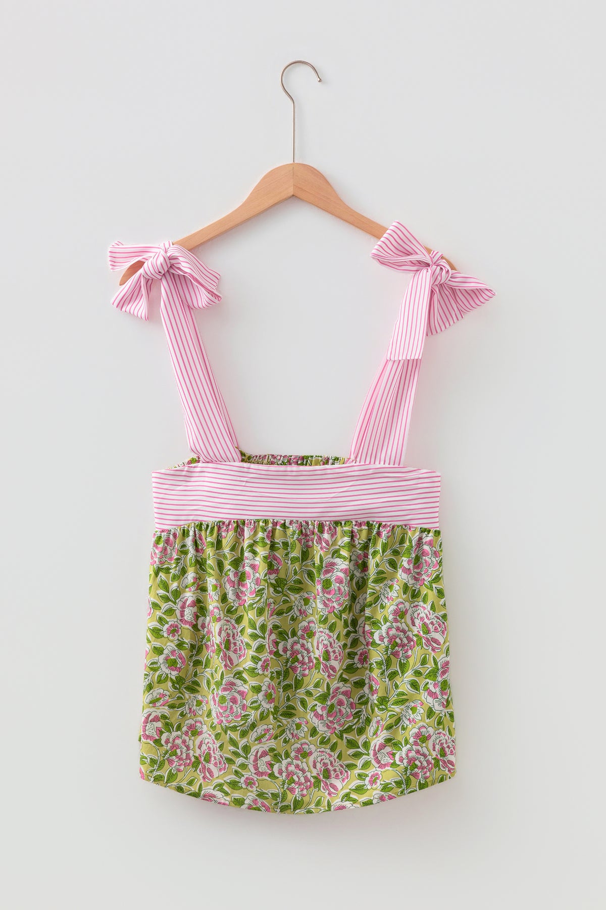 Floral Printed Babydoll Tank Top