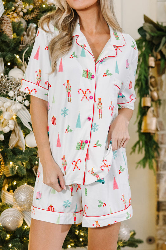 Christmas Short Sleeve Pajama Set