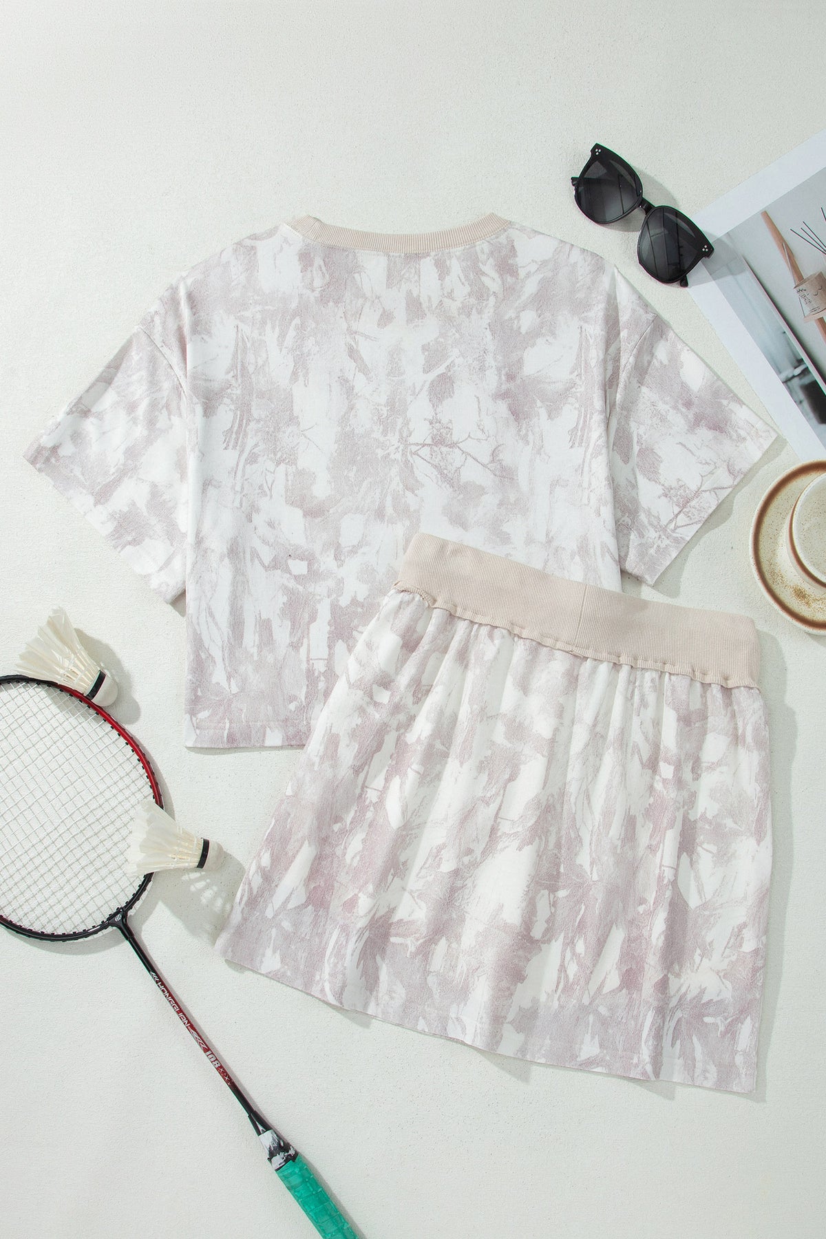Woodland Camo Raw Two-Piece Set