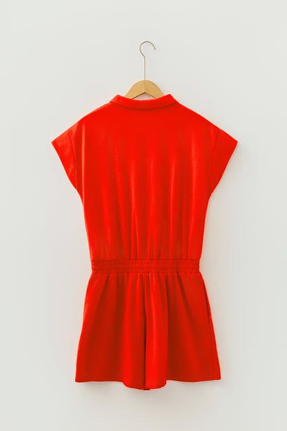 Half Zip Jumpsuits & Rompers