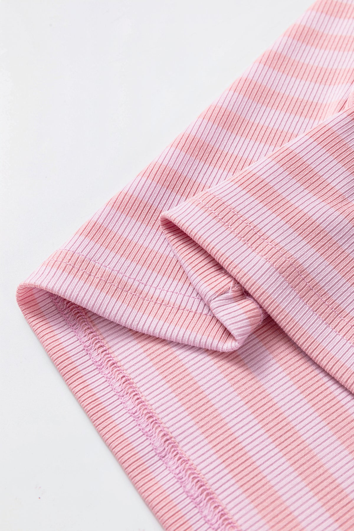 Stripe Ribbed Knit Tank Top