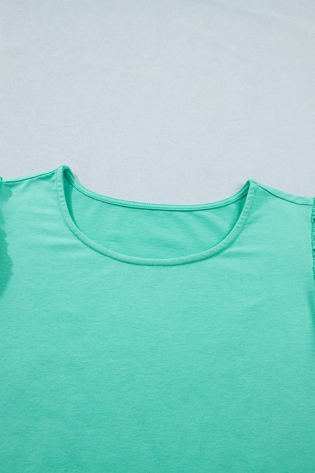 Eyelet Lace Ruffled Tank Top