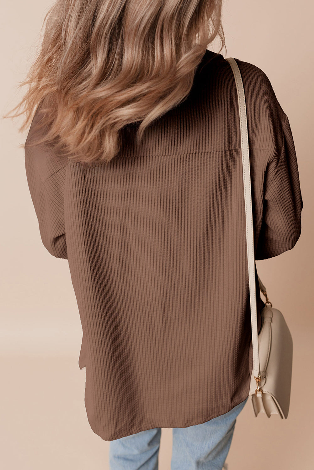Corduroy Flap Button Up Jackets