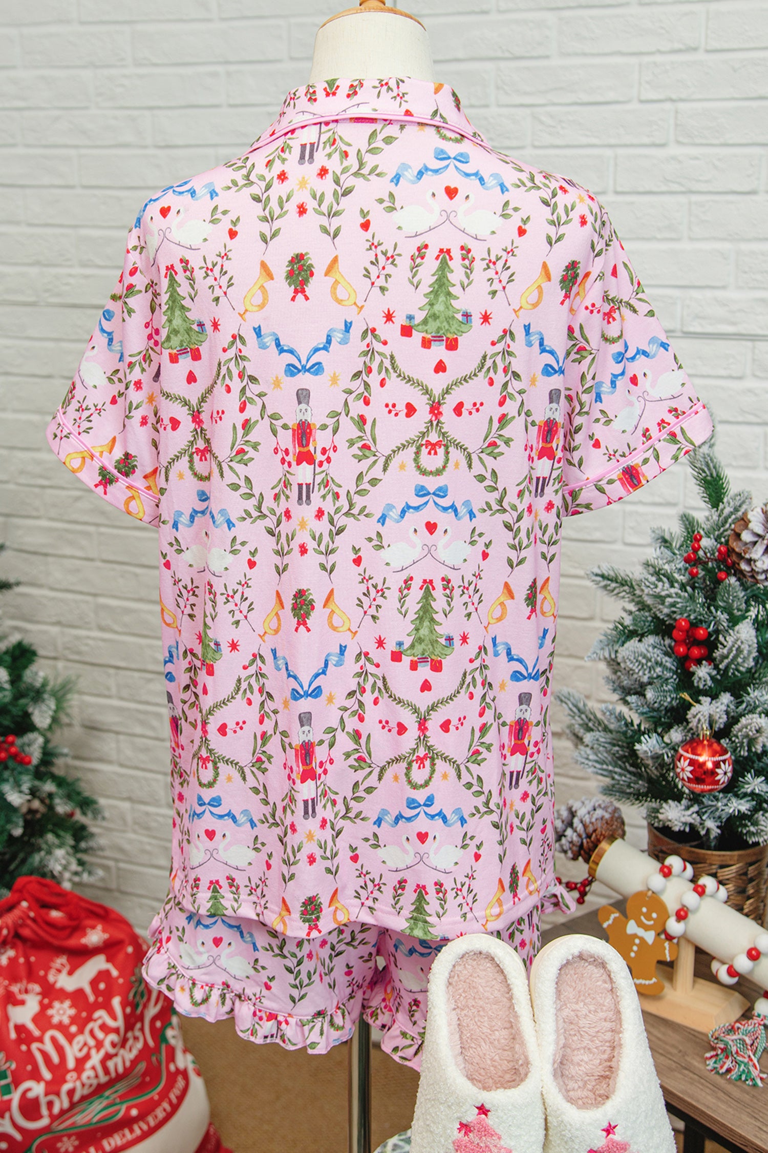 Nutcracker Doll Christmas Pajama Set
