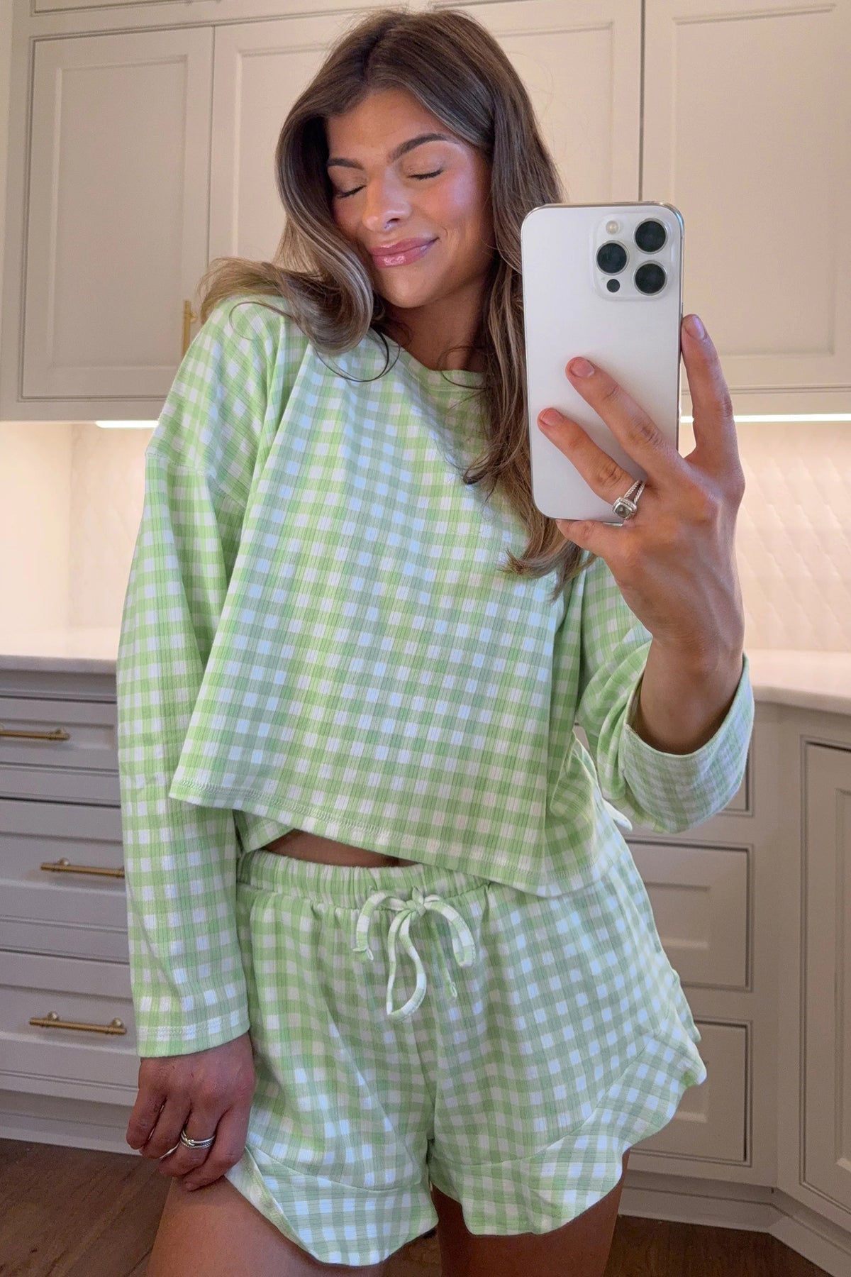Long Sleeve Drawstring Lounge Set