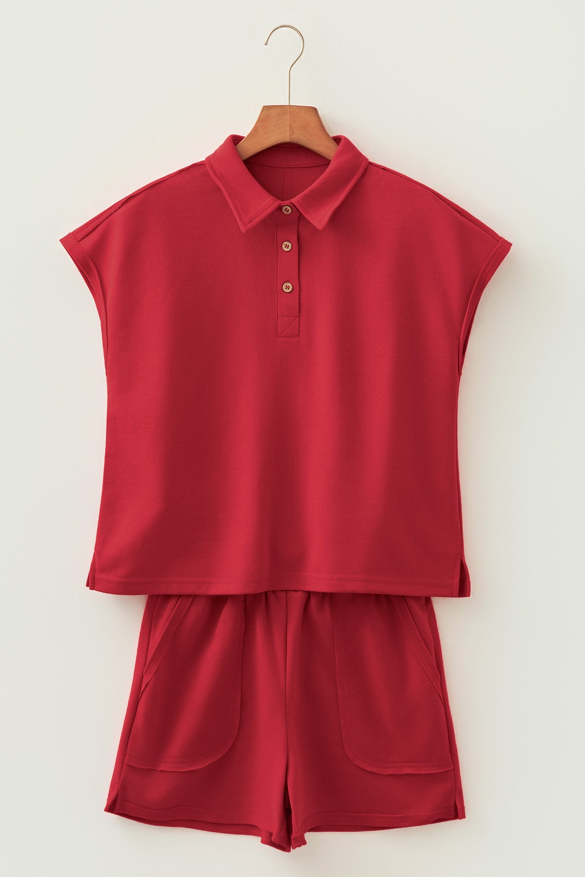 Polo Tee Pcs Short Set