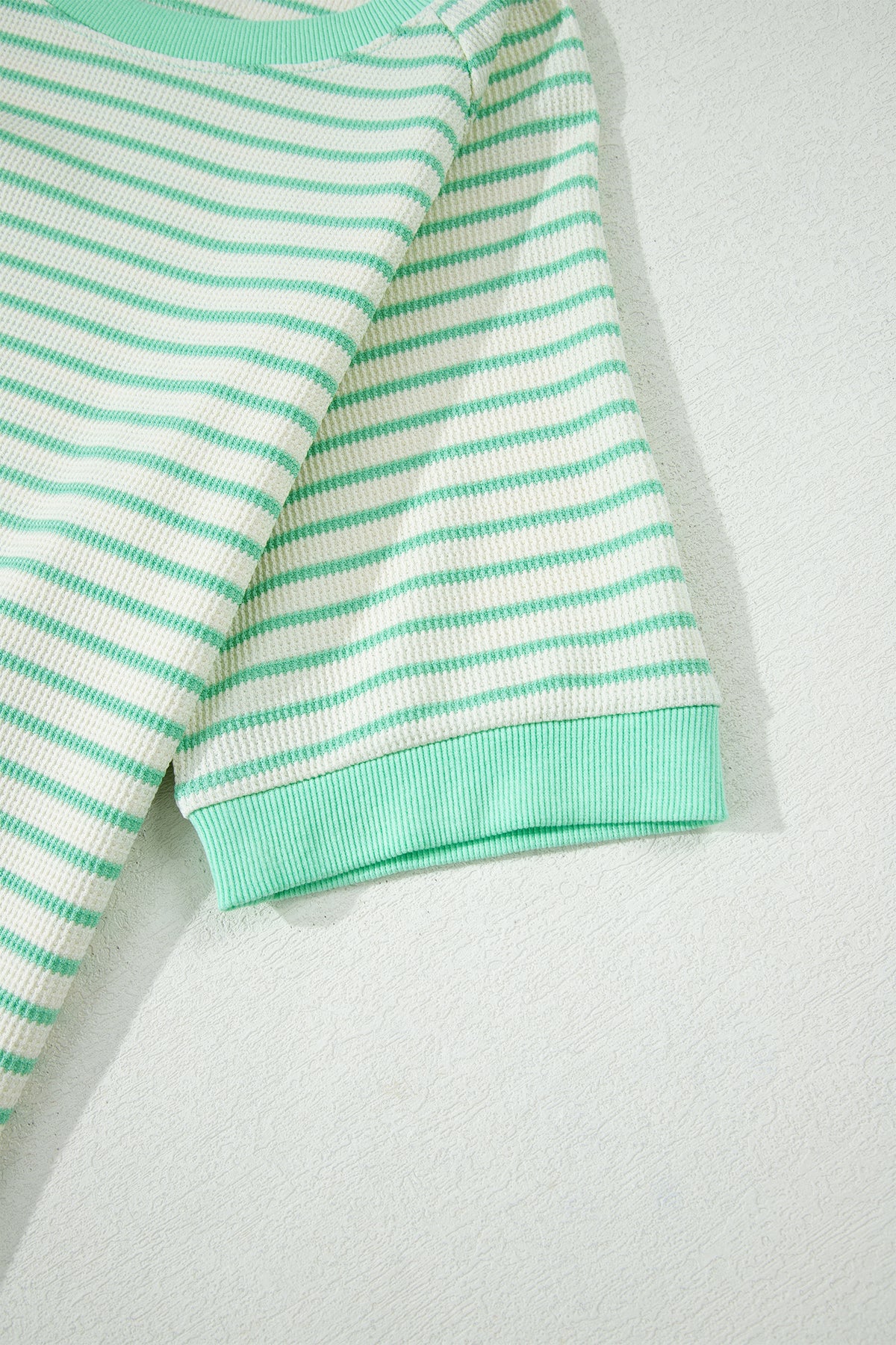 Stripe Colorblock Short Sleeve Tee