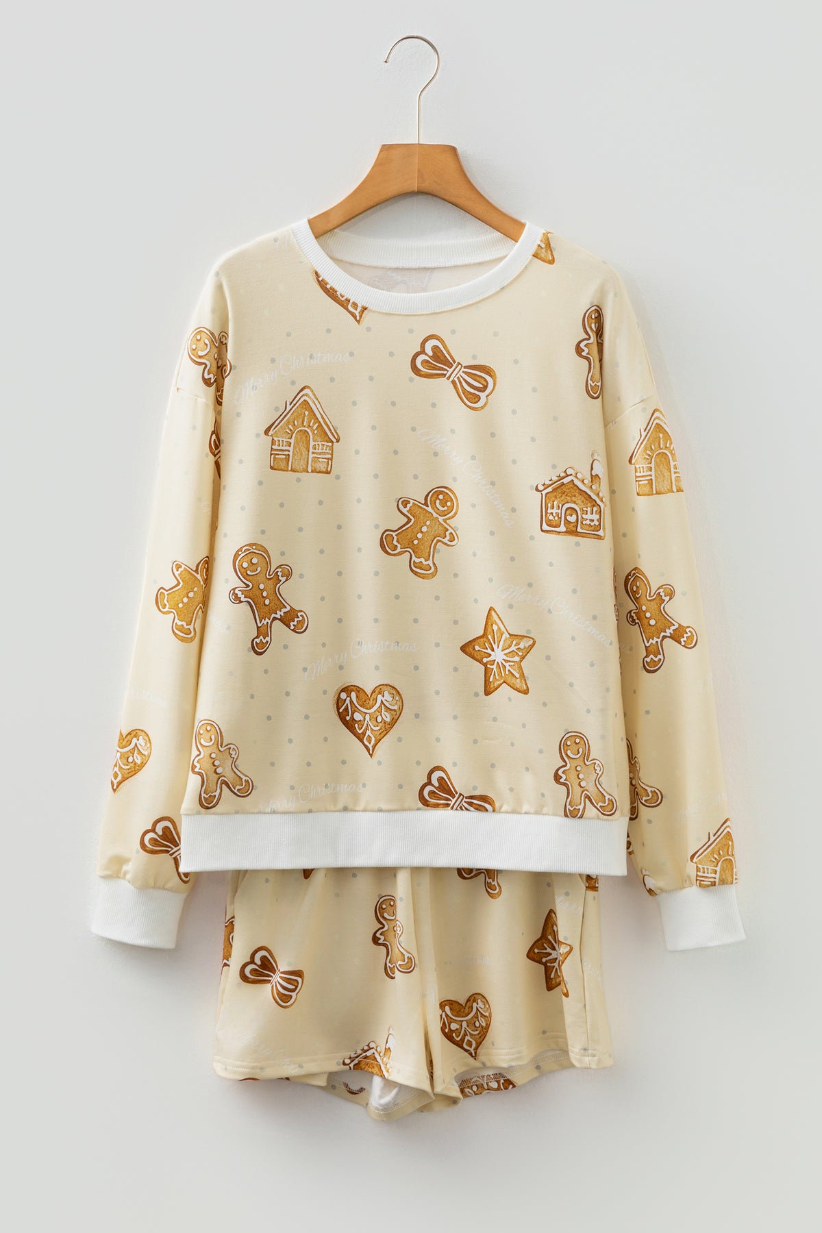 Gingerbread Long Sleeve Lounge Set
