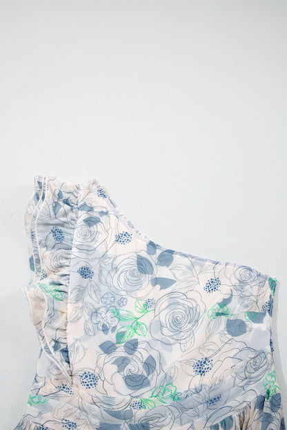 Ruffled One Maxi Floral Dress