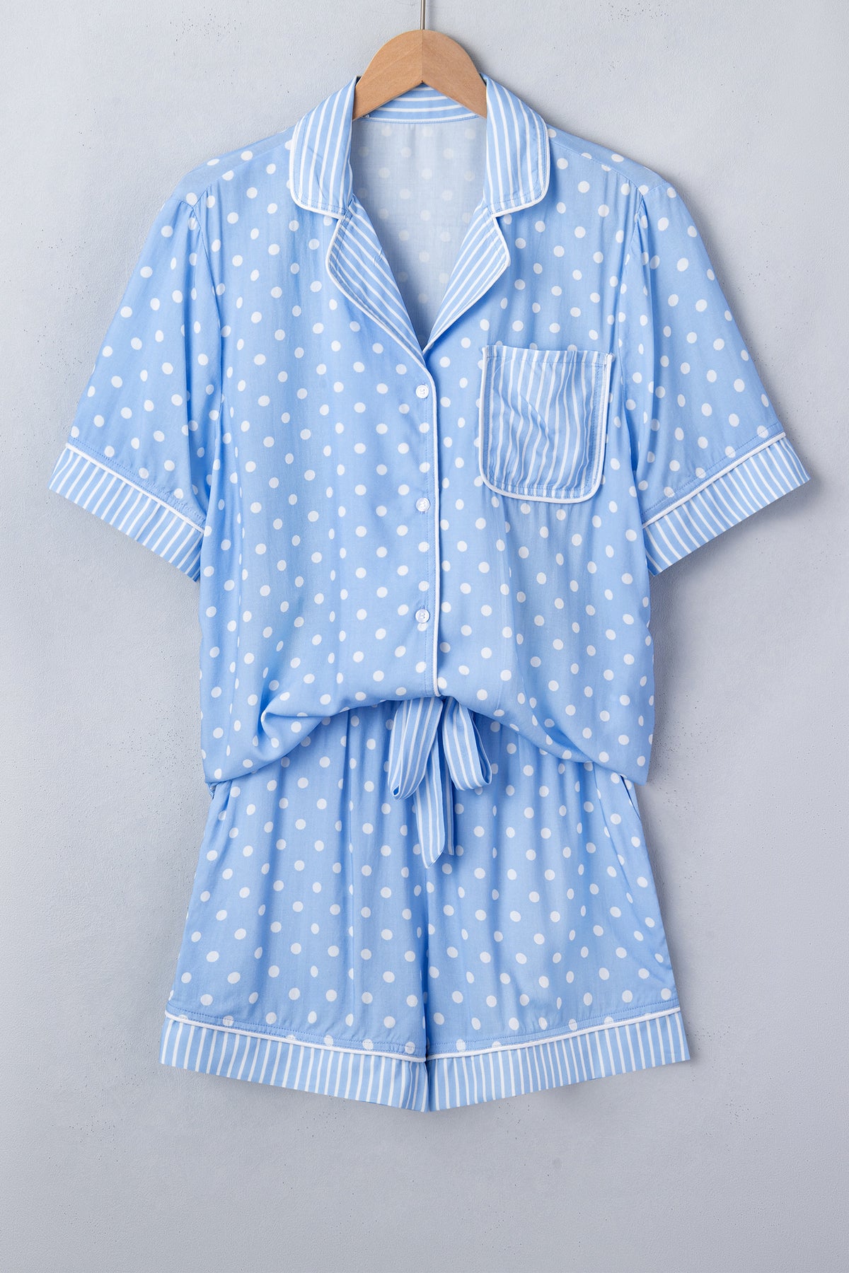 Dotted Soft Short Pajama Set