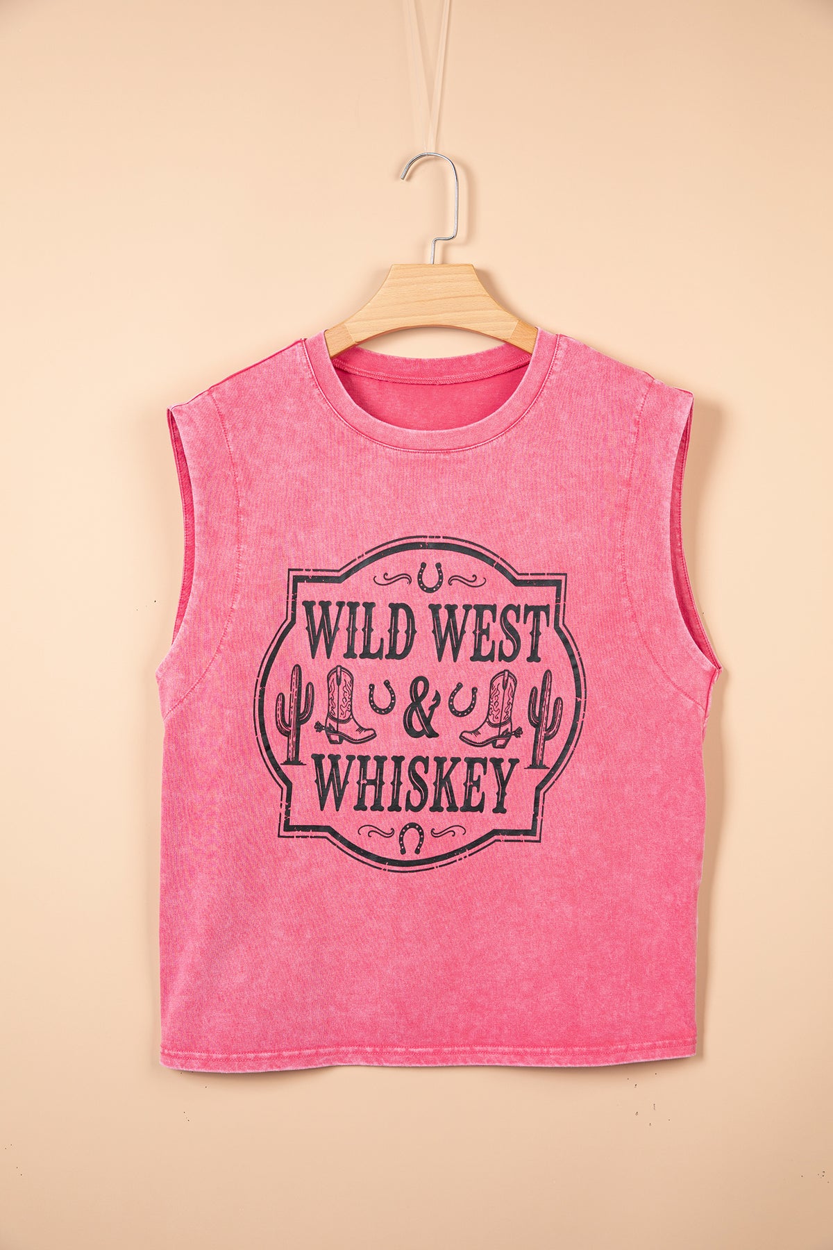 Toner Washed Sleeveless Tank Top