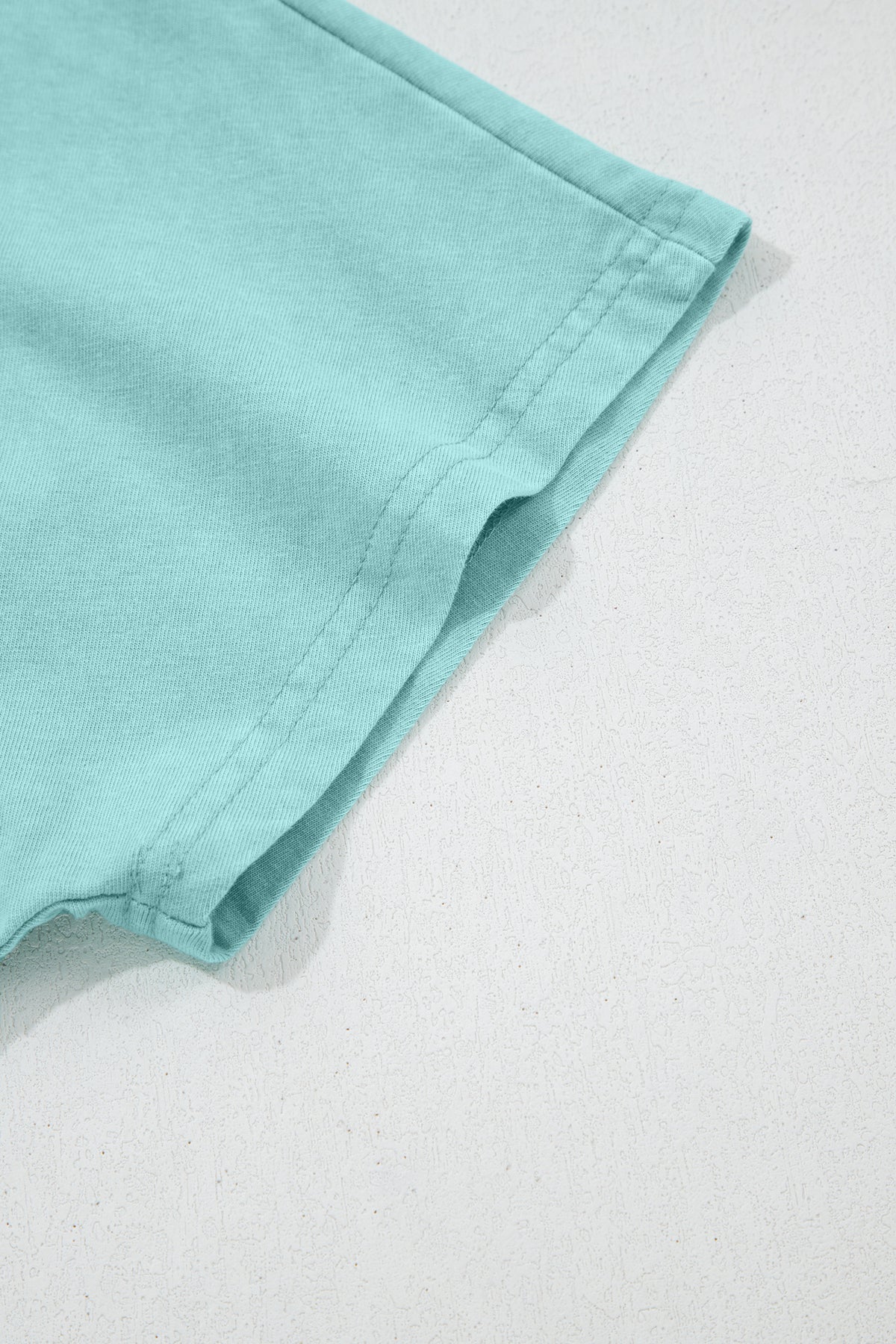 Raw Cut Notched Lace Tee