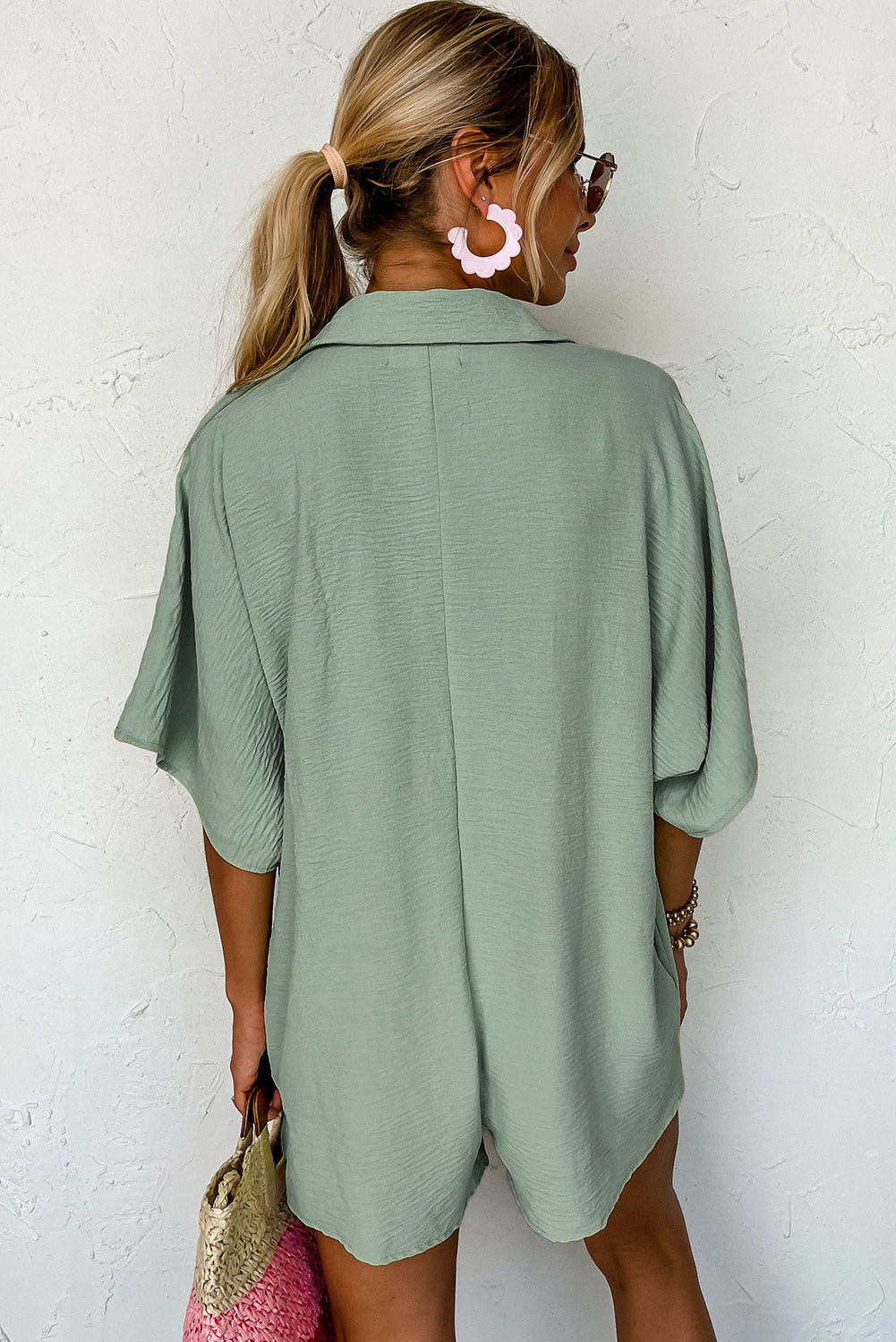 Half Button Jumpsuits & Rompers