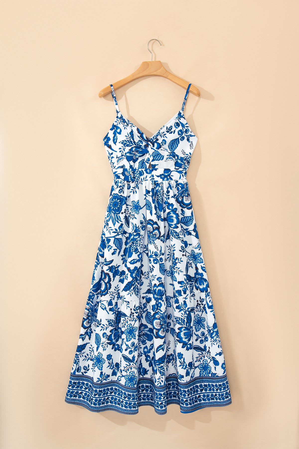 Spaghetti Strap Maxi Floral Dress