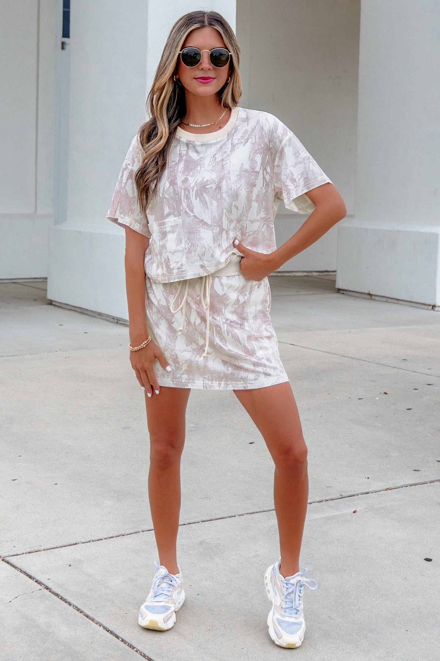 Woodland Camo Raw Two-Piece Set