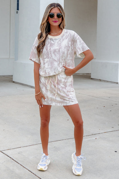 Woodland Camo Raw Two-Piece Set